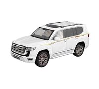 SCVWKAJA Véhicule Réplique Fidèle De Voiture Réplique De Voiture en Alliage À L'échelle 1:18 for Toyota Land Cruiser LC300 Modèle De Collection À Affichage Statique Véhicules à Moteur(White)