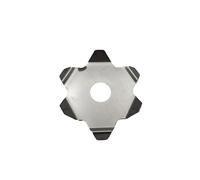 SCVYLNZ Brosse de Tondeuse à Gazon, Outil Arbre Droit, Lame Plaque désherbage adaptée aux Accessoires électrique(Six Claws)