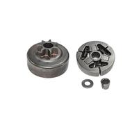 SCVYLNZ Ensemble d'embrayage, Disque Passif, Tambour, pignon, adapté aux pièces de tronçonneuse MS 070 090 MS070 MS090(A)