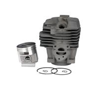 SCVYLNZ Kit de Segments Piston Cylindre 44,7 mm for tronçonneuse à Essence MS261 MS 261, pièces Rechange for Outils Jardin 1141 020 1200