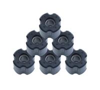 SCVYLNZ Lot de 6 bagues et roulements à Huile for Arbre débroussailleuse, 8 mm, for Tube 23,5, en Aluminium, pièce Rechange