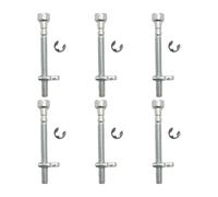 SCVYLNZ Lot de 6 vis réglage Barre chaîne for tronçonneuse 235 240 36 41 136 141 137 142 2200 2300 2500 2600 2750