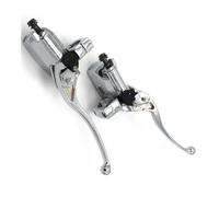 SCVYLNZ Maître-cylindre de frein avant droit 25 mm for moto VTX1800 2002-2008 GL1500C 1997-2003(Silver)