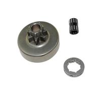 SCVYLNZ Pignon de Tambour d'embrayage, Cage à Aiguilles 3,8 Pouces 7 Dents, Compatible avec tronçonneuse 038 038AV MS380 MS381 MS381N 1119 0007 1003 9512 933 3150