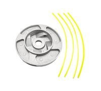 SCVYLNZ Tête en Aluminium à Quatre Lignes, adaptée aux débroussailleuses, tête de Coupe for Gazon, Accessoires for Outils Jardin