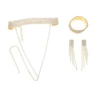 SCWZZWSY Accessoires 1 Set Crystal Boucles d'oreilles Pilk
