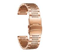 SCWZZWSY Bandes de montre de remplacement compatibles avec Galaxy Watch 42 mm / 46 mm, active 2, Gear S3 Classic/Frontier Smartwatch STRAVELATCH RELACHE POLIÉ 15 GRIDES STOCHES DE MONTRATION D'ACIER