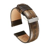 SCWZZWSY Bandle de cuir à libération rapide Band de montée en cuir 20 mm 22 mm Huile vintage Cire de cire de gueule