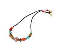 SCWZZWSY Bijoux de filles 1pc Collier de couleur ethnique