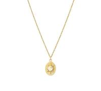 SCWZZWSY Bijoux de filles pour les femmes Collier de tour de cou de chaîne de soleil réelle réalisée en Chine décorations