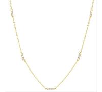 SCWZZWSY Bijoux de filles Row Row Three Collier empilé en zircon pour les dames Collier pendentif Biellier Gift en Chine décorations