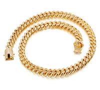 SCWZZWSY Bracelet d'amitié, bracelets de chaîne en acier inoxydable hip hop rap hop