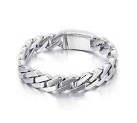 SCWZZWSY Bracelet d'amitié, bracelets hip-hop hipster en acier inoxydable Bracelets