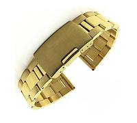 SCWZZWSY Bracelet de montre en maille - Le bracelet de rechange est adapté pour les largeurs de 16, 18, 20, 22 mm et doré et 20 mm