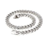 SCWZZWSY Bracelet en acier inoxydable masculin, bracelet enveloppe de chaîne de trottoir de liaison, idée cadeau pour hommes