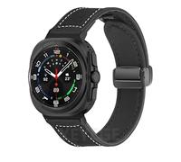 SCWZZWSY Bracelet en silicone en cuir pour Galaxy Watch Ultra 47mm Magnetic Band Sports Sprpe pour Watch Ultra7 47mm pas de bandes de montre