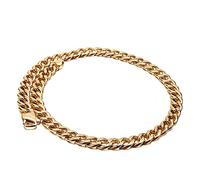 SCWZZWSY Bracelet pour hommes, boucle plate pour hommes, bracelet de liaison chaîne pour hommes