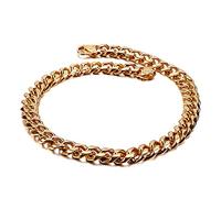 SCWZZWSY Bracelets à brin en acier inoxydable, bracelet à chaîne de trottoir, excellent cadeau pour les hommes