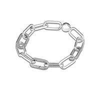 SCWZZWSY Bracelets for Womens 925 Silver Me Bracelet Bracelet Femme Bijoux pour les femmes s'adapte à Charms Beads Bijoux 17,5 cm