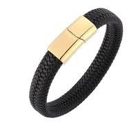 SCWZZWSY Bracelets masculins bracelets masculins bracelet bracelet bracelet masculin en acier inoxydable personnalisé pour hommes avec fermoir magnétique, faux, sans zircone