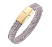 SCWZZWSY Bracelets masculins bracelets masculins bracelet bracelet bracelet masculin en acier inoxydable personnalisé pour hommes avec fermoir magnétique, faux, sans zircone