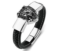 SCWZZWSY Bracelets personnalisés Bracelets Bracelet Men pour hommes Bracelet Bracelet Bracelet Bracelet en titane avec fermoir magnétique