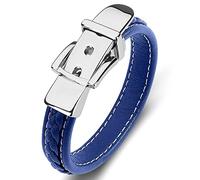 SCWZZWSY Bracelets pour hommes pour hommes, bracelet charme charme x bracelet bracelet bracelet acier inoxydable avec fermoir magnétique, faux, sans zircone