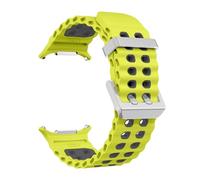 SCWZZWSY Brotte en silicone pour le bracelet Ultra 47 mm sans intercarts Sport Band Two-Tone pour Galaxy 7 Ultra Watchband Stracles