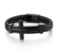 SCWZZWSY Charme bracelet de charme pour hommes, bracelets de festival Bracelets multicouches Chaîne de bracelet familiale en acier inoxydable avec fermoir magnétique