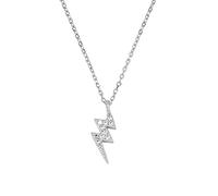 SCWZZWSY Collier de tempérament diamant de la foudre de bijoux pour filles pour le collier de tour de cou de chaîne fabriqué en Chine décorations