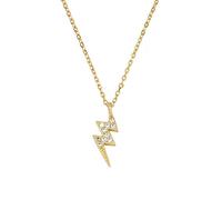 SCWZZWSY Collier de tempérament diamant de la foudre de bijoux pour filles pour le collier de tour de cou de chaîne fabriqué en Chine décorations