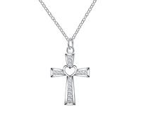SCWZZWSY Collier pendentif de 30 mm de cœur pour femme Collier de mariage Bijoux Gift