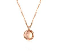 SCWZZWSY Collier pour femmes Collier Femelle Serling Silver Clavicule Chaîne Moon Opale Pendant Temperament Rose Rose Gol Lumière Luxurrie Bijoux Collier Collier