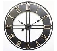 SCWZZWSY Horloge Murale de Jardin extérieur 23 Pouces en Fer forgé
