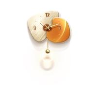 SCWZZWSY Maintes et maintes Fois Le Salon Horloge Mural Art TV Fond Mur Lumineux LED de Peinture décorative Applique Murale (Taille: 60x75 cm)