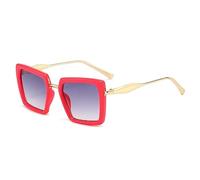 SCWZZWSY Nouveau 2025 Lunettes de Soleil pour Femmes d'été pour Les Verres de Soleil de Style Lady pour Les Femmes Vintage Shades Goggles UV400