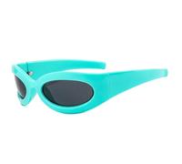 SCWZZWSY Nouveau 2025 Vintage Punk Sports Femmes Lunettes de Soleil Fashion Mirror Men de Lune