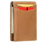 SCWZZWSY Porte-cartes en cuir pour homme avec pince à billets, Lot de 3., 11.5*8.5cm