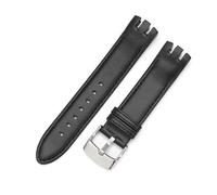 SCWZZWSY Pour Yts401 402 409 713 Ytb400 Bracelet de montre étanche et résistant à la transpiration 20 mm Courbé Trois Fourches Bracelet de montre en cuir, 20 mm, A