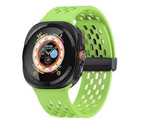 SCWZZWSY Slicon Silicone pour Galaxy Watch Ultra 47 mm MAGNÉTIQUE NO GAPS SPORT BAND BRACELET CORREA POUR GALAXY ULTRA 47