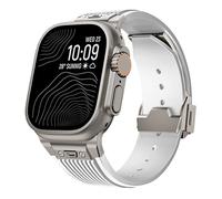 SCWZZWSY Solide en silicone souple pour ultra 2 1 49 mm S10 46 mm Series10 9 8 7 41 45 mm Band de silicone pour iWatch 6 5 4 SE 42 mm 44 mm Bracelet WatchBands