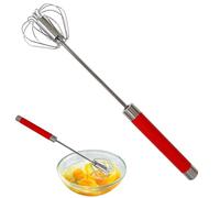 scyca Batteur à œufs, mixeur à œufs, mixeur manuel en acier inoxydable, mousseur à lait, fouet manuel pour remuer, fouetter, cuire, cuire