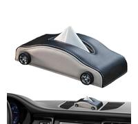 scyca Boîte à mouchoirs en forme de voiture - Distributeur de mouchoirs créatif - En forme de voiture - Porte-serviettes en papier résistant à la chaleur avec intérieur résistant à l'humidité pour