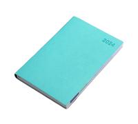 scyca Carnet de tâches pour le travail, carnet de liste de choses à faire | Bloc-notes de plans quotidiens A5 en cuir PU, agenda 2024 pour l'organisation des tâches, cahier 365