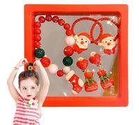 scyca Ensemble de bijoux pour petites filles, ensemble de bijoux pour enfants, ensemble de bijoux polyvalents de dessins animés pour filles, ensemble de bracelets et nœuds pour les cheveux avec pinces