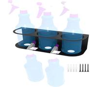 scyca Étagère en métal pour bouteilles de spray, organisateur de bouteilles de spray, support pour bouteille de spray multi-usages, support mural robuste, support en acier pour usage multiple dans le