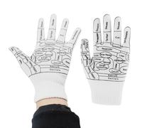 scyca Gants de massage, outils de réflexologie manuelle, de massage d' respirant, outil de massage manuel, masseur d',