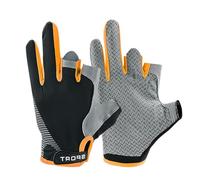 scyca Gants de pêche pour homme, gants de vélo de montagne, gants d'entraînement antidérapants en soie de glace, gants d'équitation avec protection UV et écran tactile
