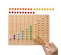 scyca Jouets de comptage pour , Jouets à motricité fine - Jeu de société de comptes Jeux éducatifs colorés | Jeux de reconnaissance de nombres Jeux créatifs de comptage pour le