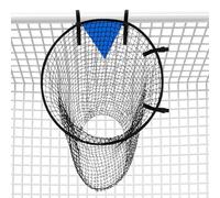 scyca Objectif de football à conteneurs supérieurs, filet d'entraînement de football, objectif d'entraînement de football | Filet objectif multisport, sac de ballon de football résistant, fournitures